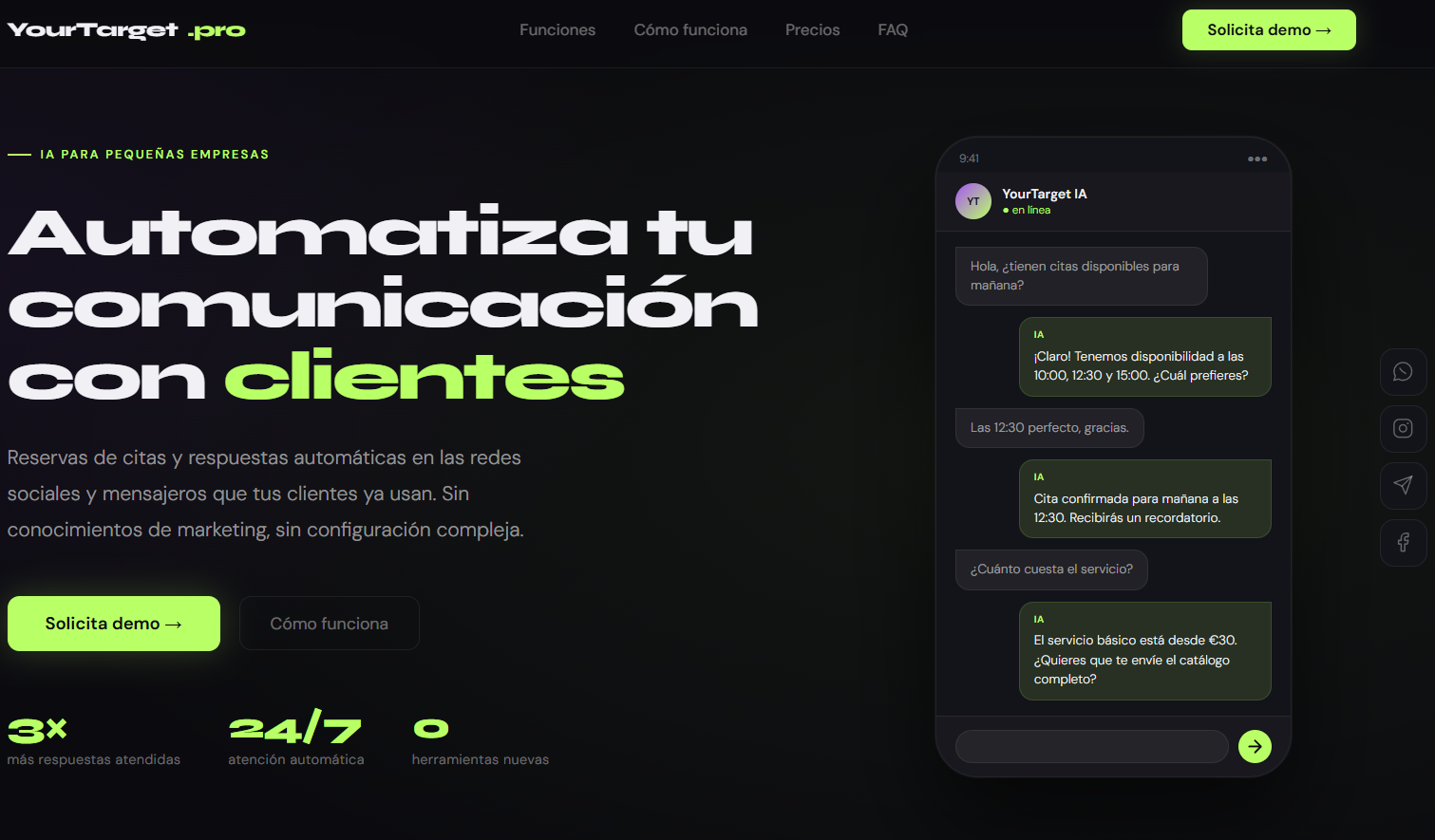 Bandeja de Entrada Unificada: Instagram, WhatsApp, Telegram, Messenger y Google Calendar