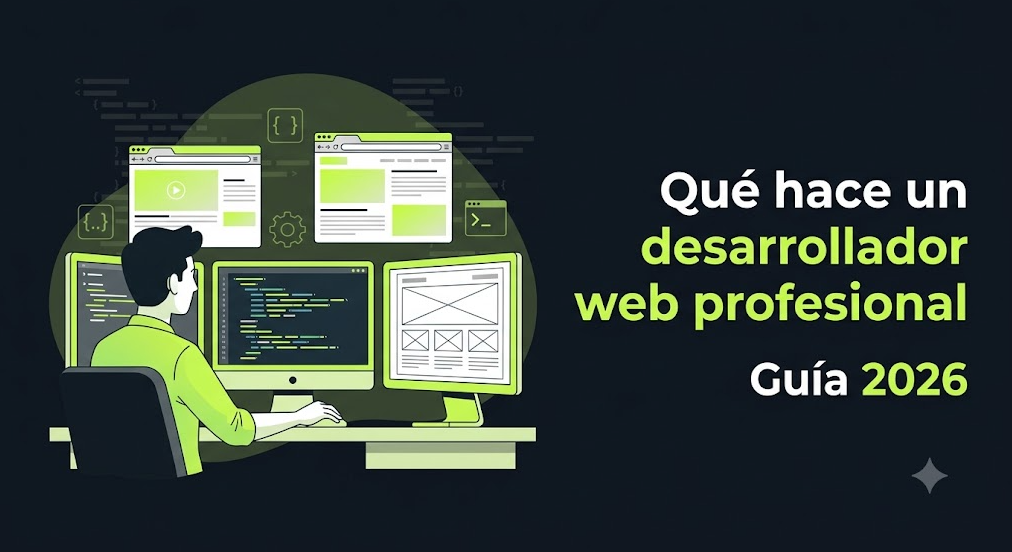 Qué hace un desarrollador web profesional | Guía 2026